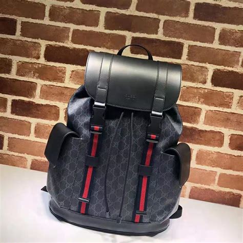 fake gucci canvas backpack|real gucci backpack.